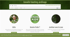 Desktop Screenshot of conseils-coaching-jardinage.fr